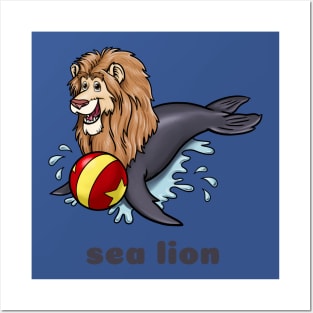Sea Lion Posters and Art